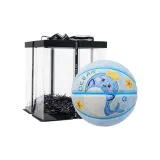 Exquisite Transparent Box-Black+Basketball