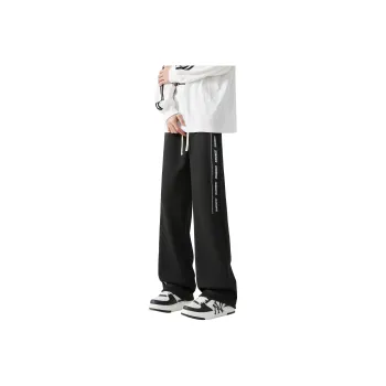 JEANSWEST Casual Pants Unisex Light Gray