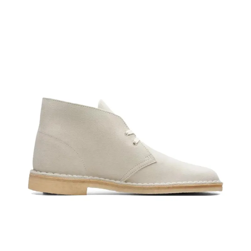 Clarks Desert Boots 'Off White Suede'-1