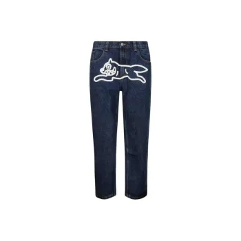 Ice Cream Running Dog-print Jeans