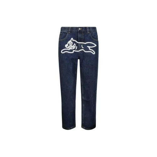 Ice Cream Running Dog-print Jeans