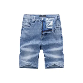SEPTWOLVES Denim Shorts Men's Sky Blue