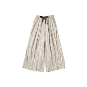 Kapital Linen Glitter Phillies Stripe Rude Baggy Pants