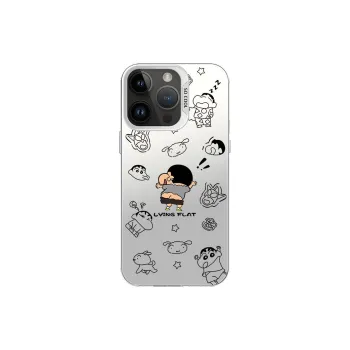 DAHUAXIAN Acrylic Material Crayon Shin Chan Fun Premium Feel Phone Cases Compatible With IPhone 16 Pro