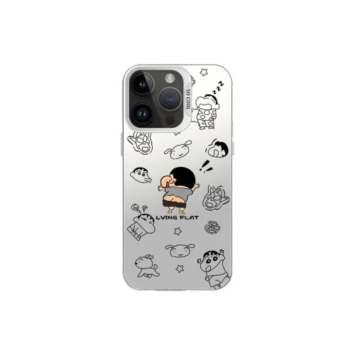 DAHUAXIAN Acrylic Material Crayon Shin Chan Fun Premium Feel Phone Cases Compatible With IPhone 16 Pro