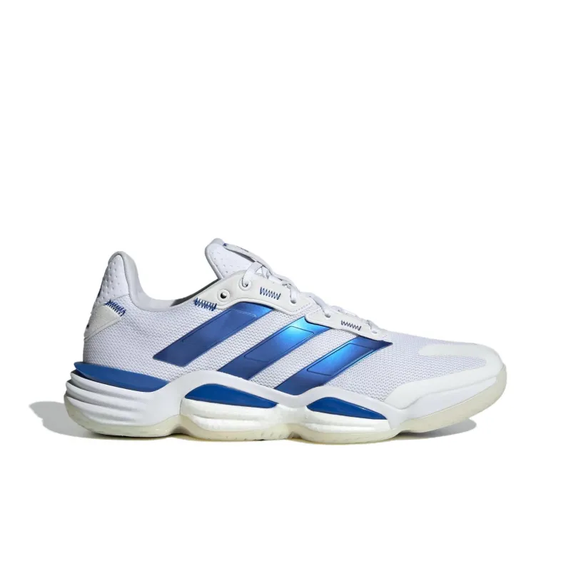 Adidas STABIL 16 Anti Slip Wear Resistant Low Top Training Shoes Men's White Blue-1