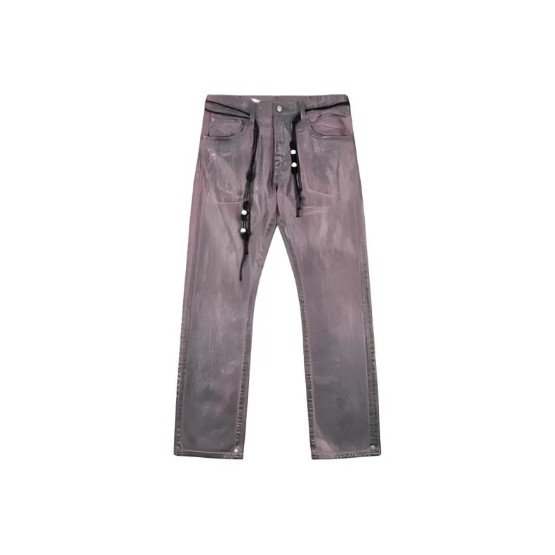 Good Bai X Levis GOOD BAI Collaboration Jeans Unisex Peach Pink-0