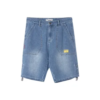 GUKUUL Denim Shorts Unisex Blue