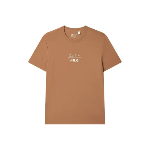 FILA T Shirt Men's Sand Pond Orange or