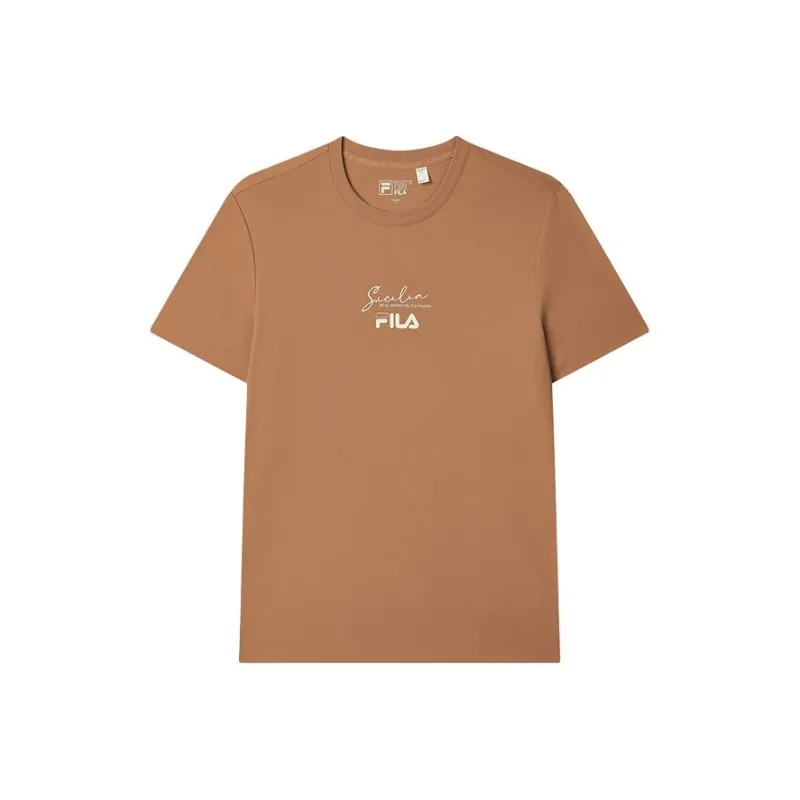 FILA T Shirt Men's Sand Pond Orange or-0