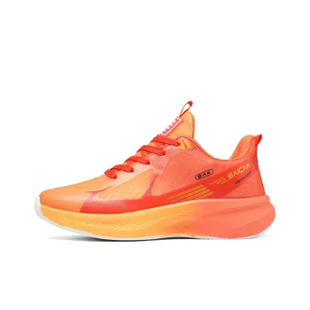 Kuding Running Shoes Men Low Top White Blue/Orange Red/White Orange