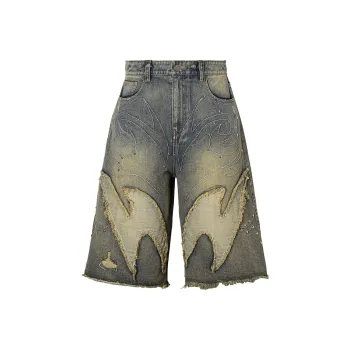 ROCAWEAR Denim Shorts Unisex Blue