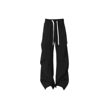Cotton Gene Casual Pants Unisex Black