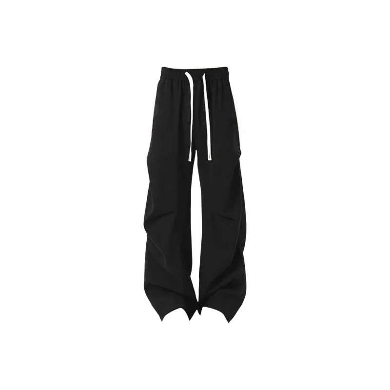 Cotton Gene Casual Pants Unisex Black-0