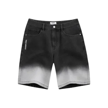 FAIRWHALE Denim Shorts Unisex Dark Gray