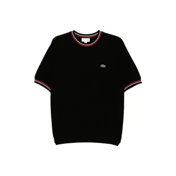 LACOSTE Striped Knitted T shirt