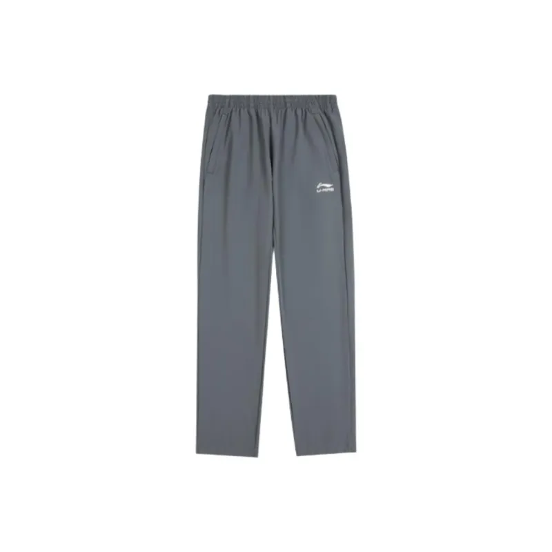 LiNing Running Collection Casual Pants Men's Thunderstorm Gray-0