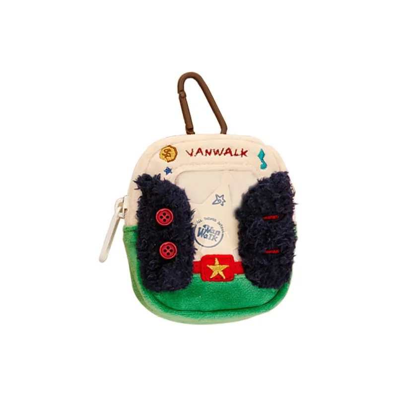 VANWALK Polyester Coin Purse Mini Unisex Multicolor-4