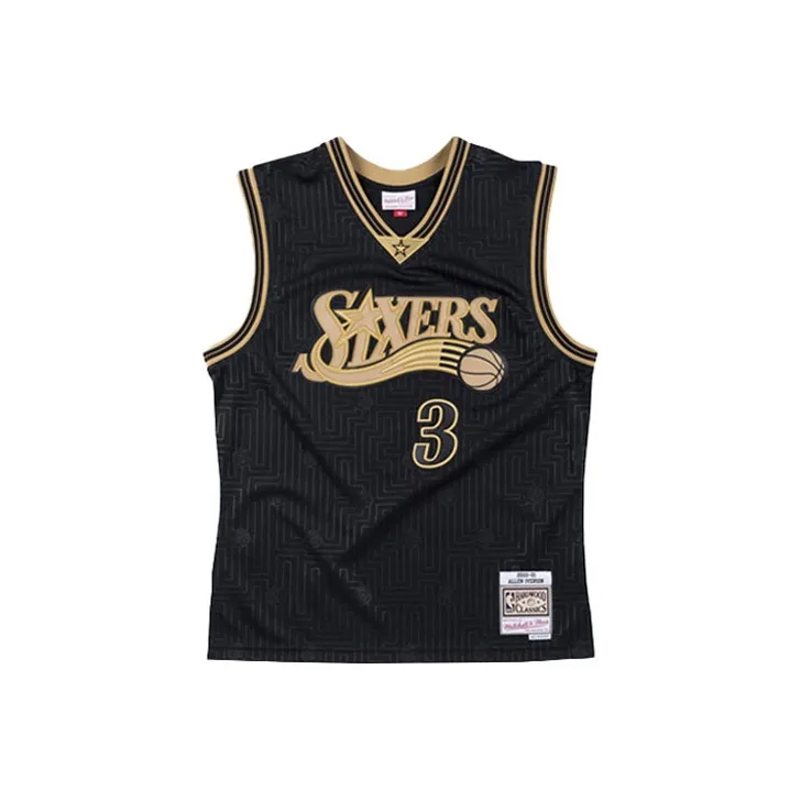 Mitchell Ness Basketball Jerseys Men Black-0
