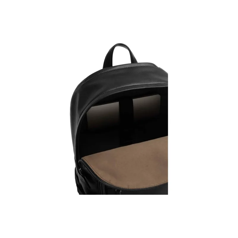 ZARA PU Backpack Tubas Men's Black-4