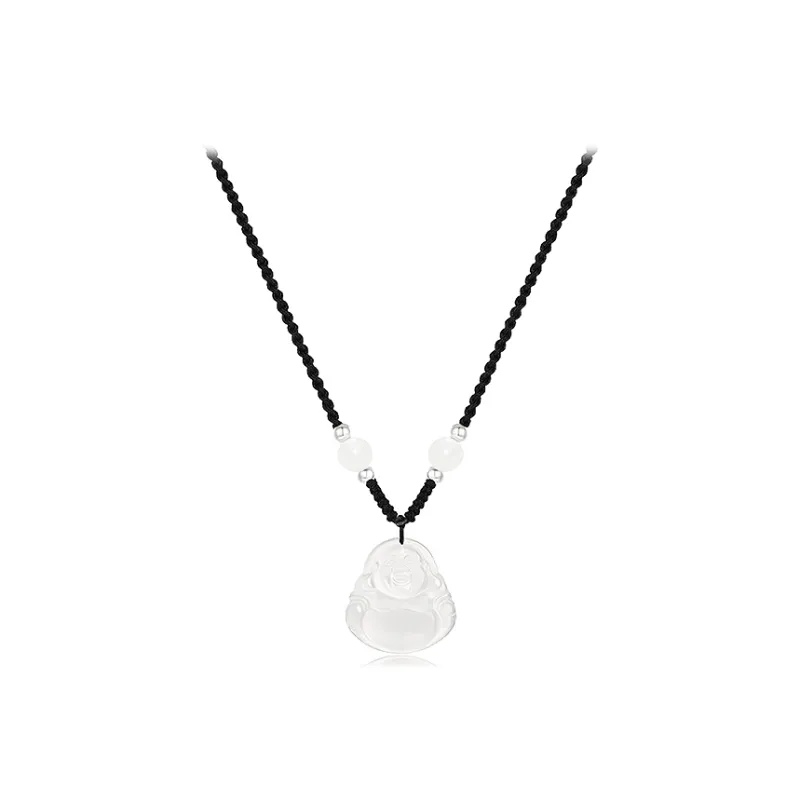 JOYDINNY Chalcedony Jade Necklaces Women's-1