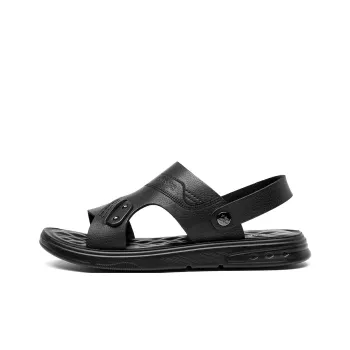 Spider King Beach Sandals Men's Black