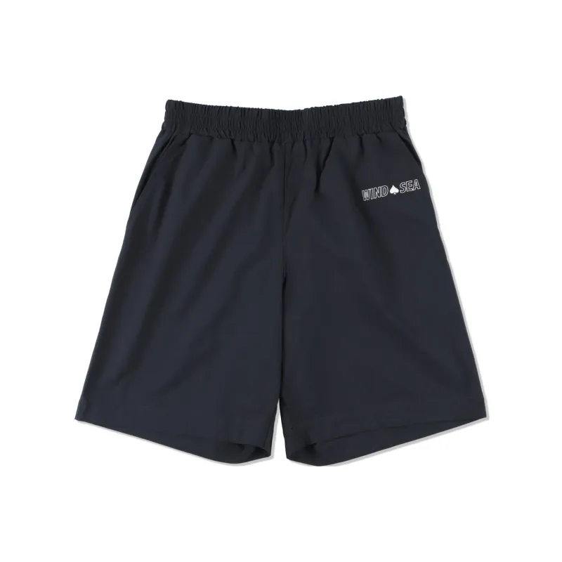 WIND AND SEA WIND AND SEA X Thrasher Co Branded Casual Shorts Men Navy Blue-0