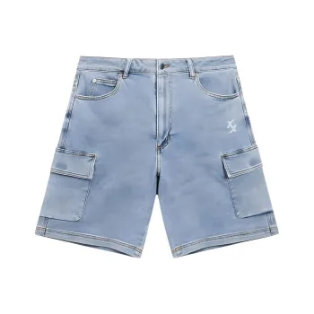 XTEP Denim Shorts Men's Denim Medium Blue