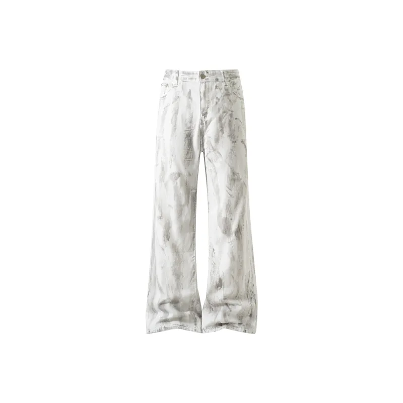 POINTLIMIT Jeans Unisex White-0