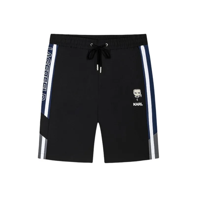 KARL LAGERFELD SS24 Casual Shorts Men's Black-0