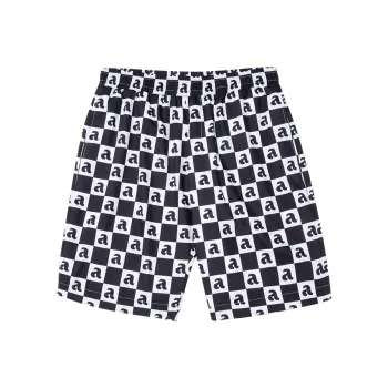 AFGK Casual Shorts Unisex Black White