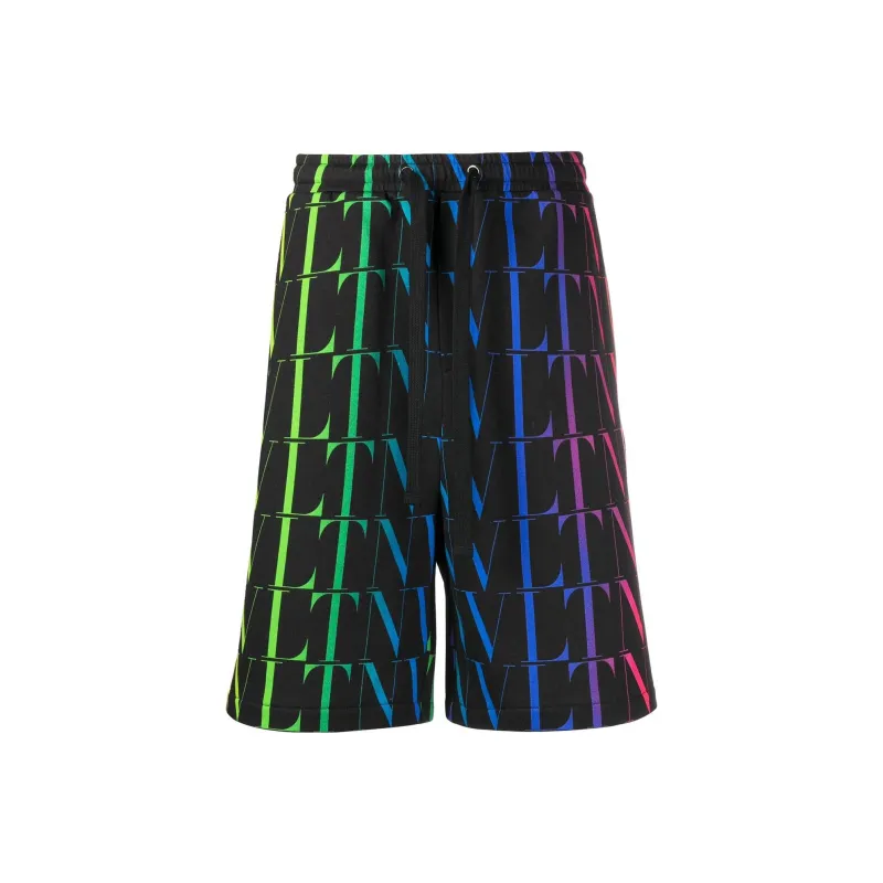 Valentino Casual Shorts Men Black-0