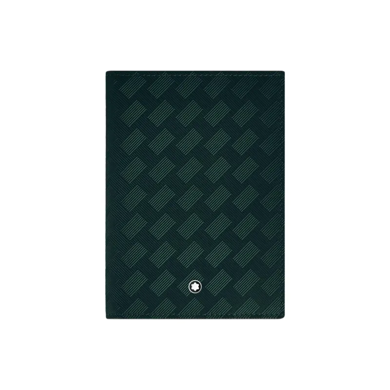 MONTBLANC Stylish 3.0 Leather Passport Holder Unisex British Green-0
