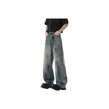 SXSY Jeans Unisex Vintage Blue