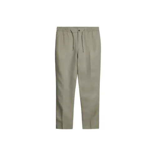 J.Lindeberg Baron Tencel Linen Pants Casual Pants Men's Green