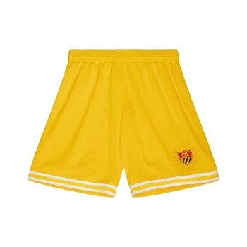 Mitchell Ness Casual Shorts Men Yellow