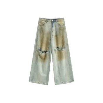JHYQ Jeans Unisex Blue