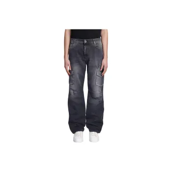 BALMAIN Cargo Denim Trousers