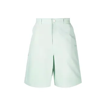 AMIPARIS Wide leg Loop strap Bermuda Shorts