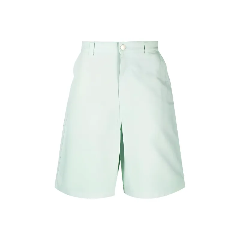 AMIPARIS Wide leg Loop strap Bermuda Shorts-0
