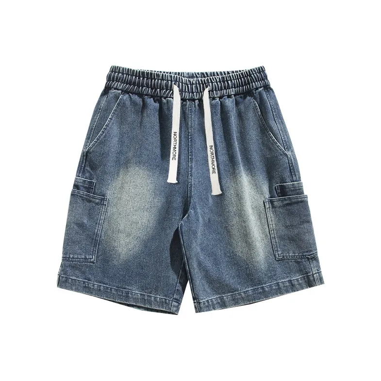 NORTHMORE Denim Shorts Unisex Yellow Mud-5