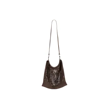 Lemaire Polyamide Nylon Crossbody Bag Shoulder Bag Large Size Women's Ice Brown