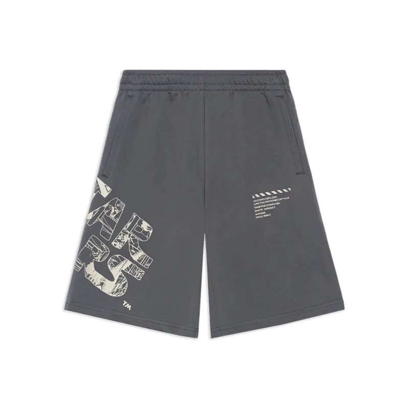 LiNing x Disney Casual Shorts Men's Thunderstorm Gray-0