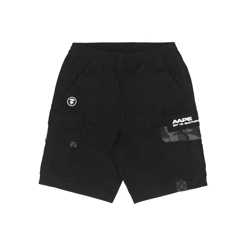 Aape By *A Bathing APE® Logo appliqué Cargo Shorts-0