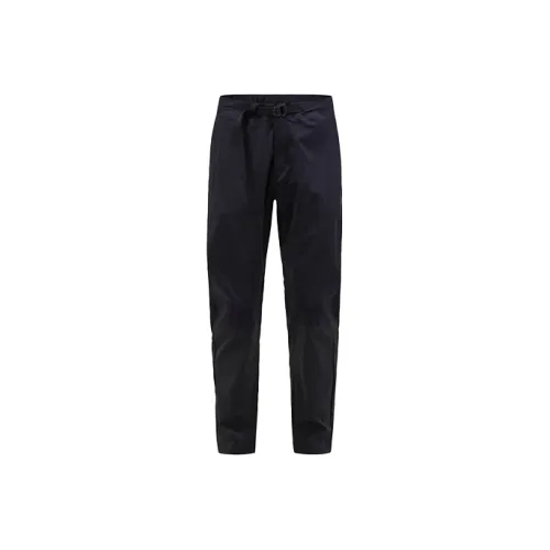 PEAK PERFORMANCE Casual Pants Men's Black/Charcoal Black