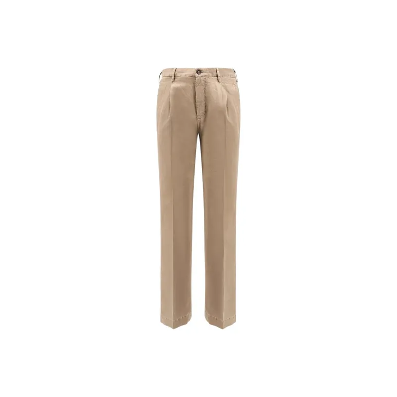 INCOTEX Logo patch Trousers-0