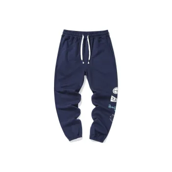 FFOMKE Casual Pants Unisex Dark Blue