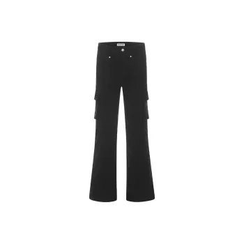 NEVER RULE Casual Pants Unisex Matte Black