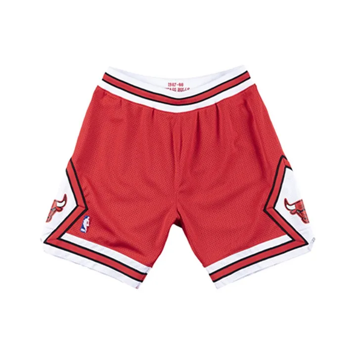 Mitchell & Ness Basketball Shorts Men's Red-0
