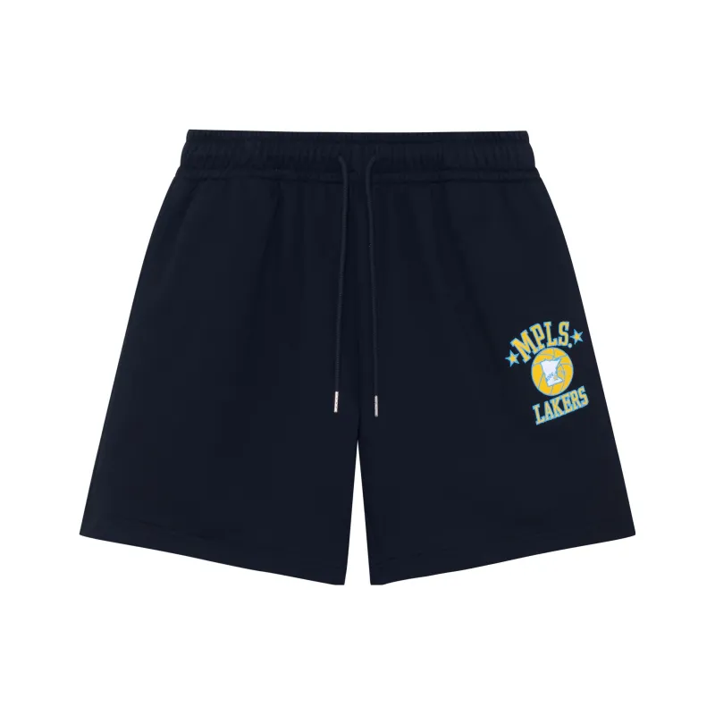 Mitchell Ness Casual Shorts Unisex Black-0
